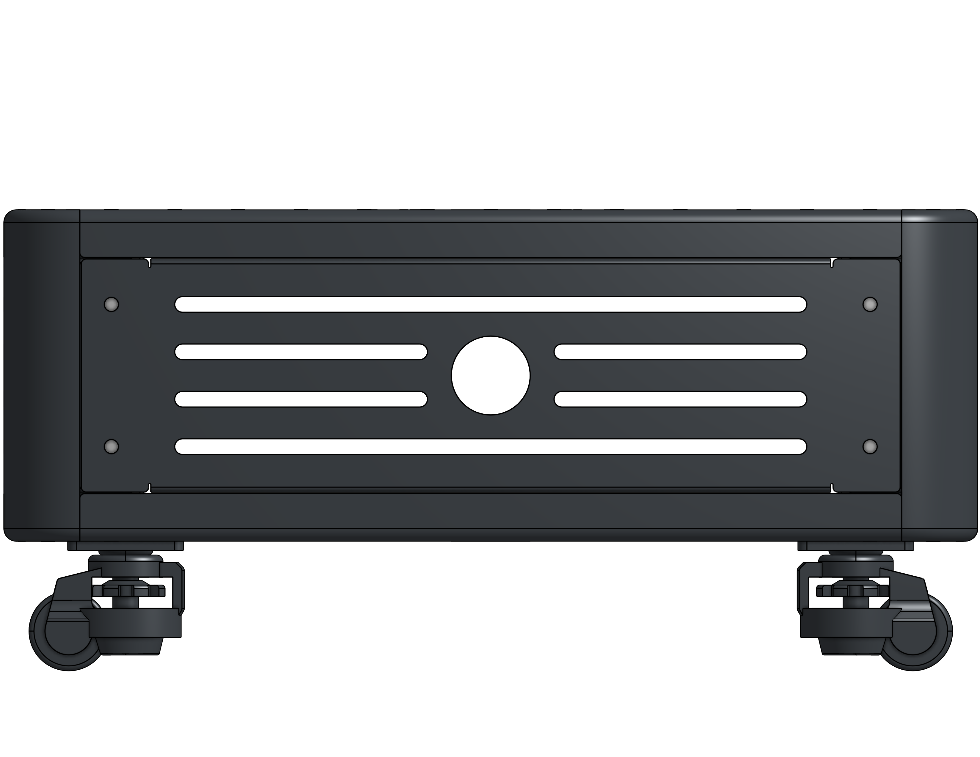Almond Cart - Heavy Duty Rolling Robot Platform