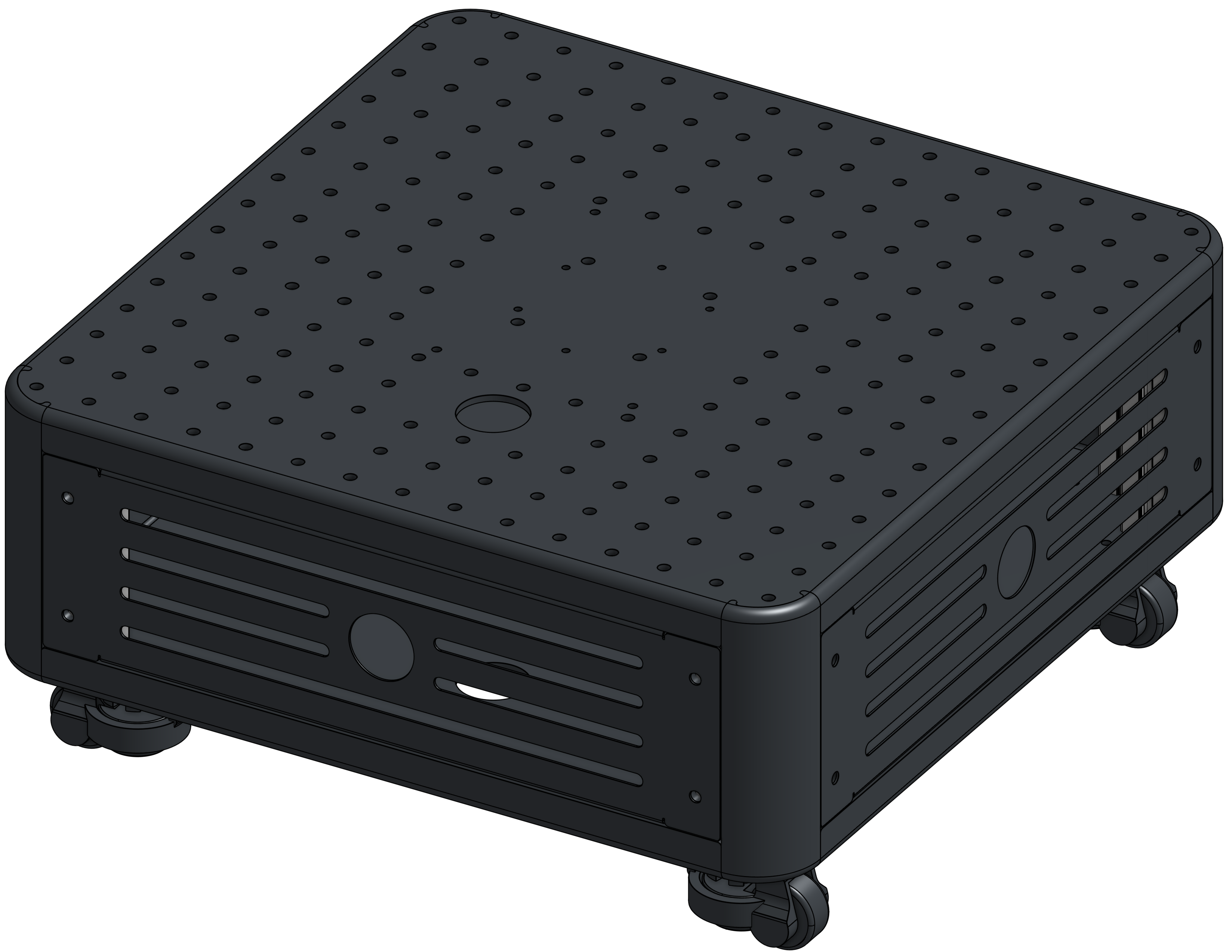 Almond Cart - Heavy Duty Rolling Robot Platform